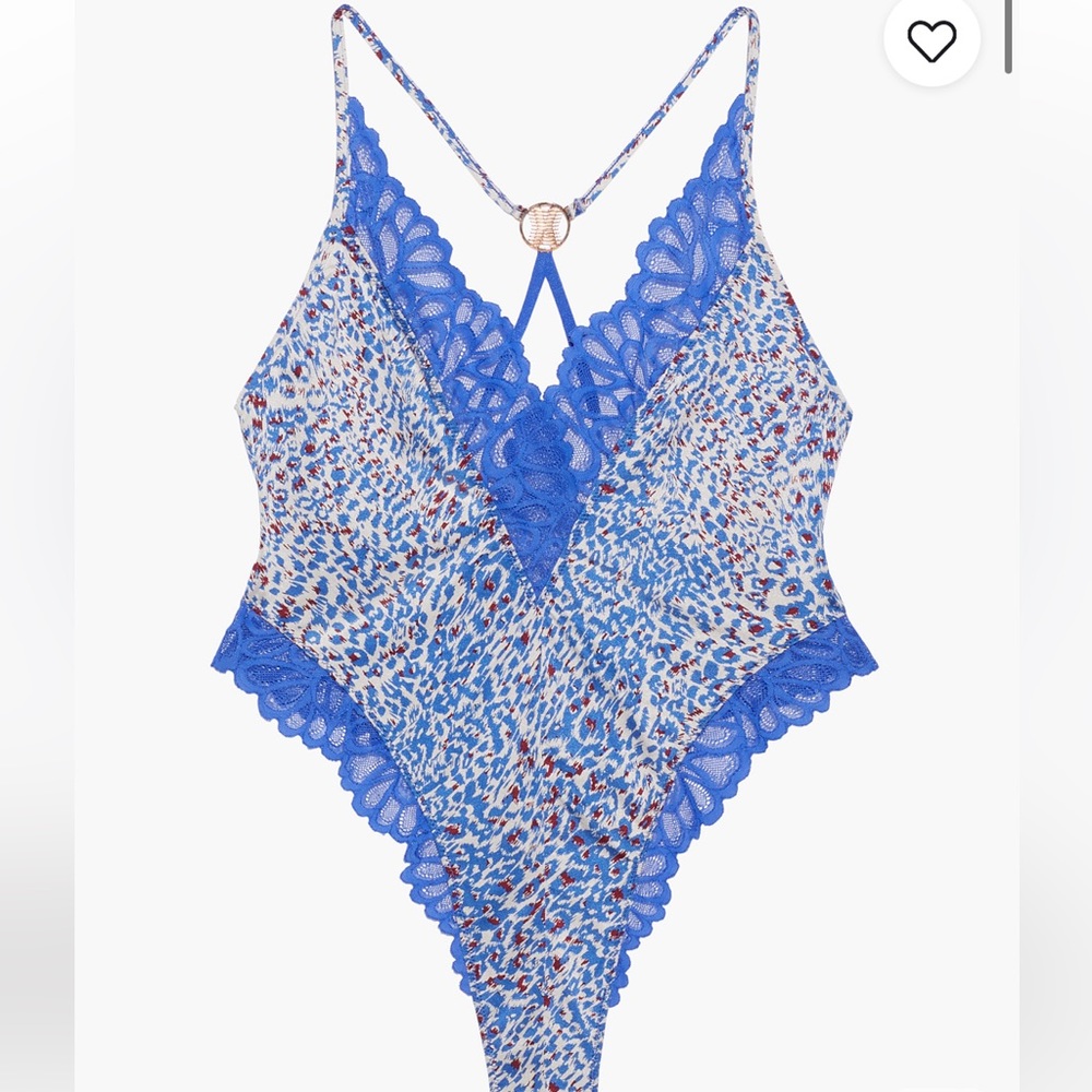 Savage X Fenty Sexy Savage Not Sorry Lace Teddy Size M NWT